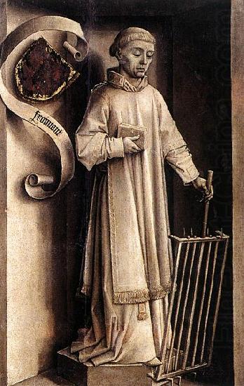 Rogier van der Weyden Portrait Diptych of Laurent Froimont china oil painting image